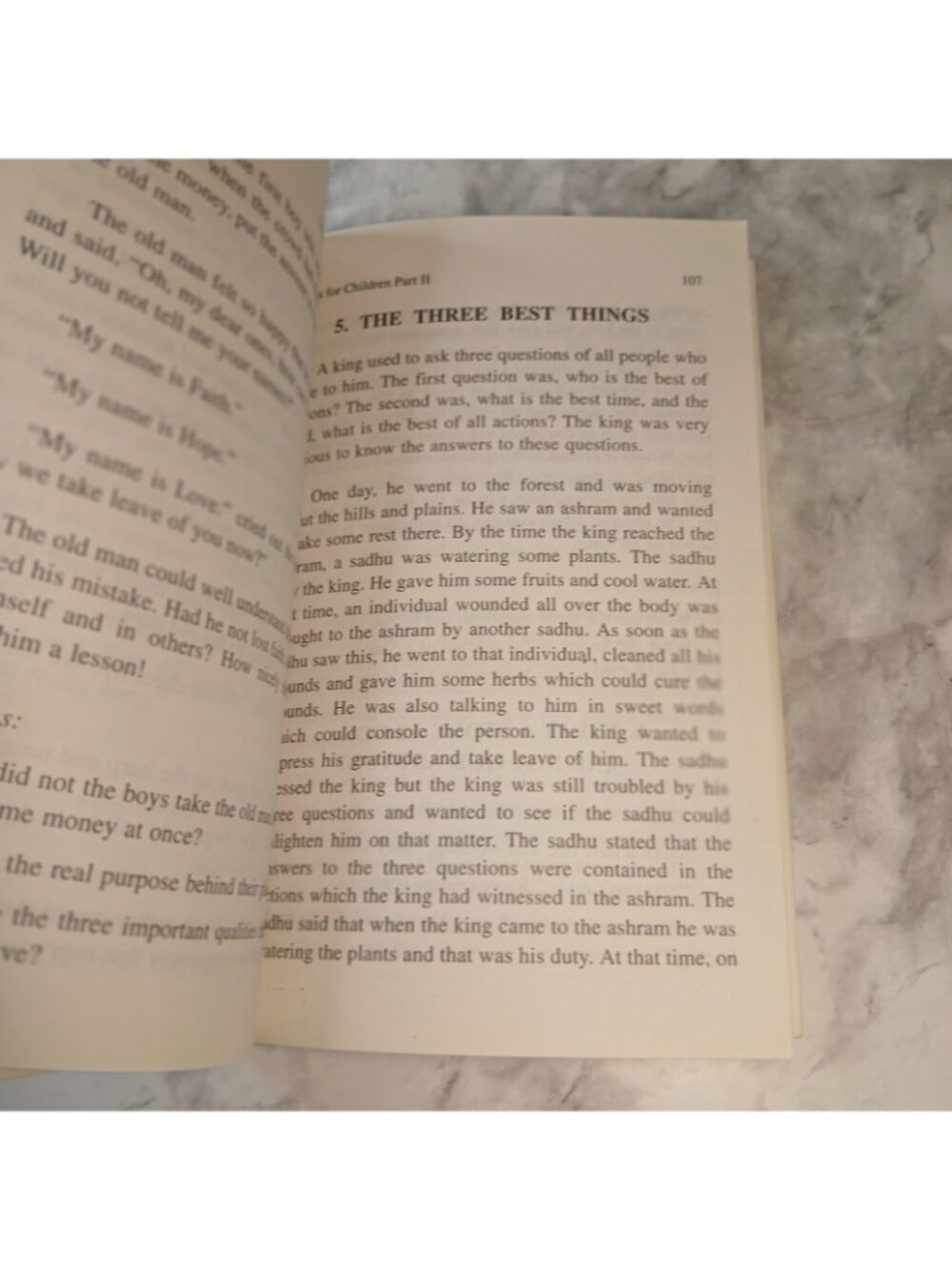 Stories for Children II by Bhagawan Sri Sathya Sai Baba Spiritual Childrens Book - Picture 5 of 9